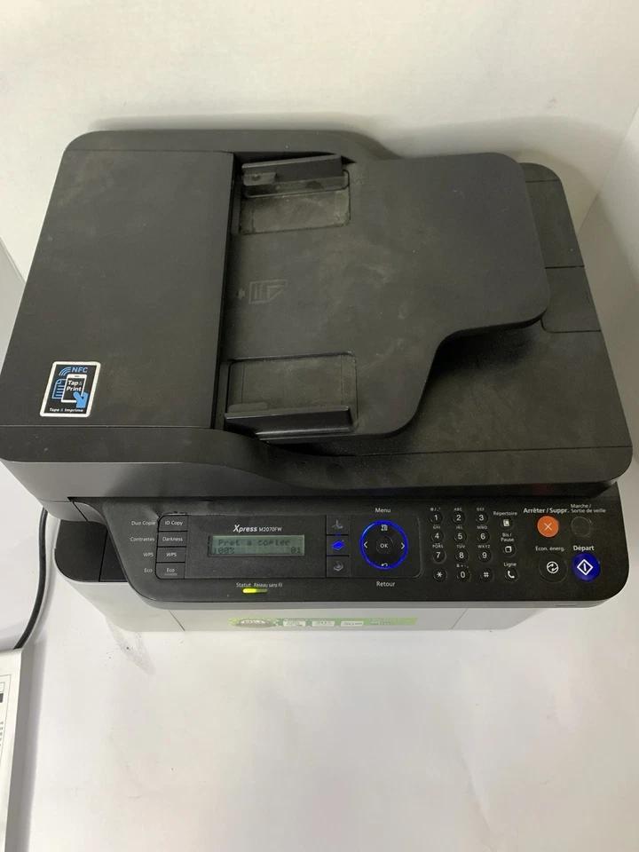 Samsung Xpress M2070FW Printer Monochrome Laser Copier Wireless-No Toner no papr - Image 2 of 4