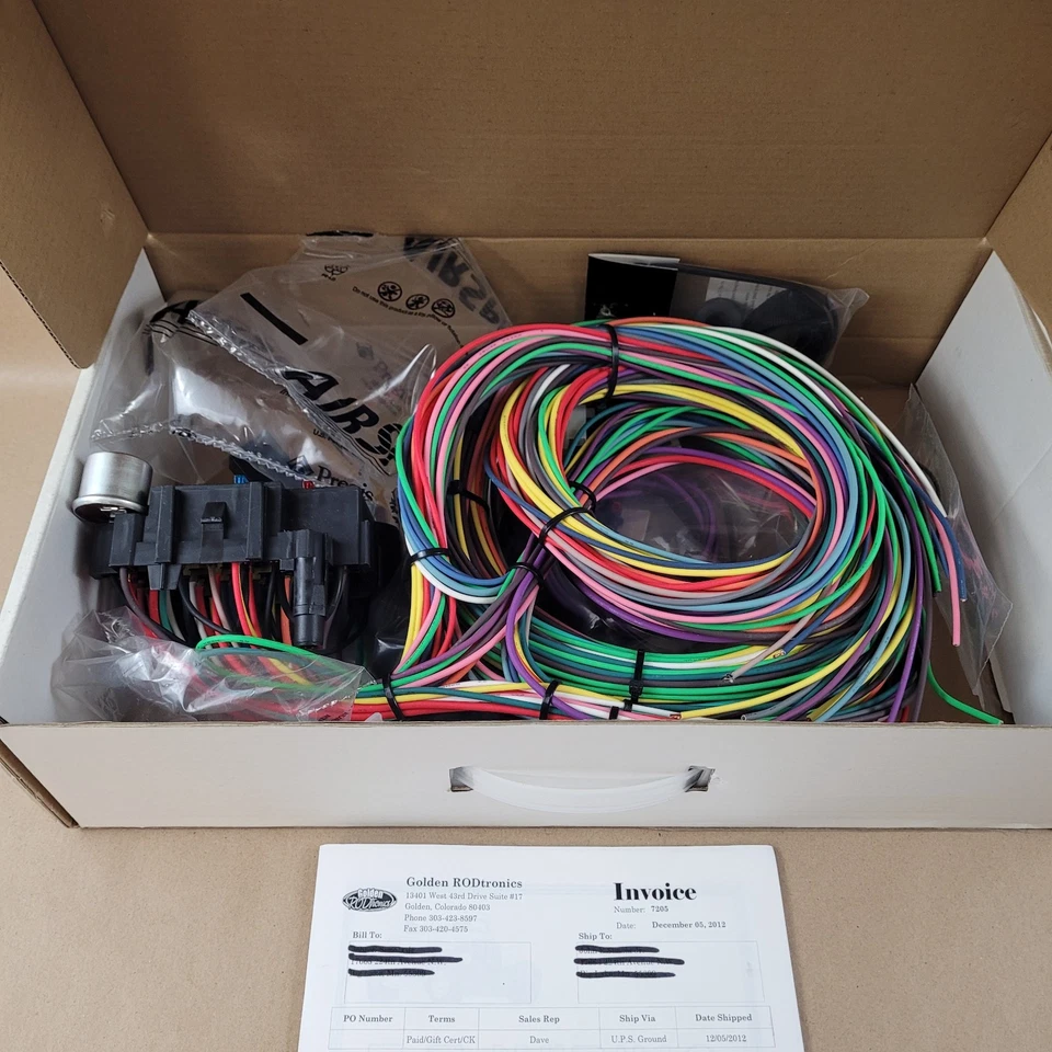 Nuevo Oldsmobile 1937 18 paneles 21 circuitos kit de arnés de cables y telar de puerta Foto 2 de 4