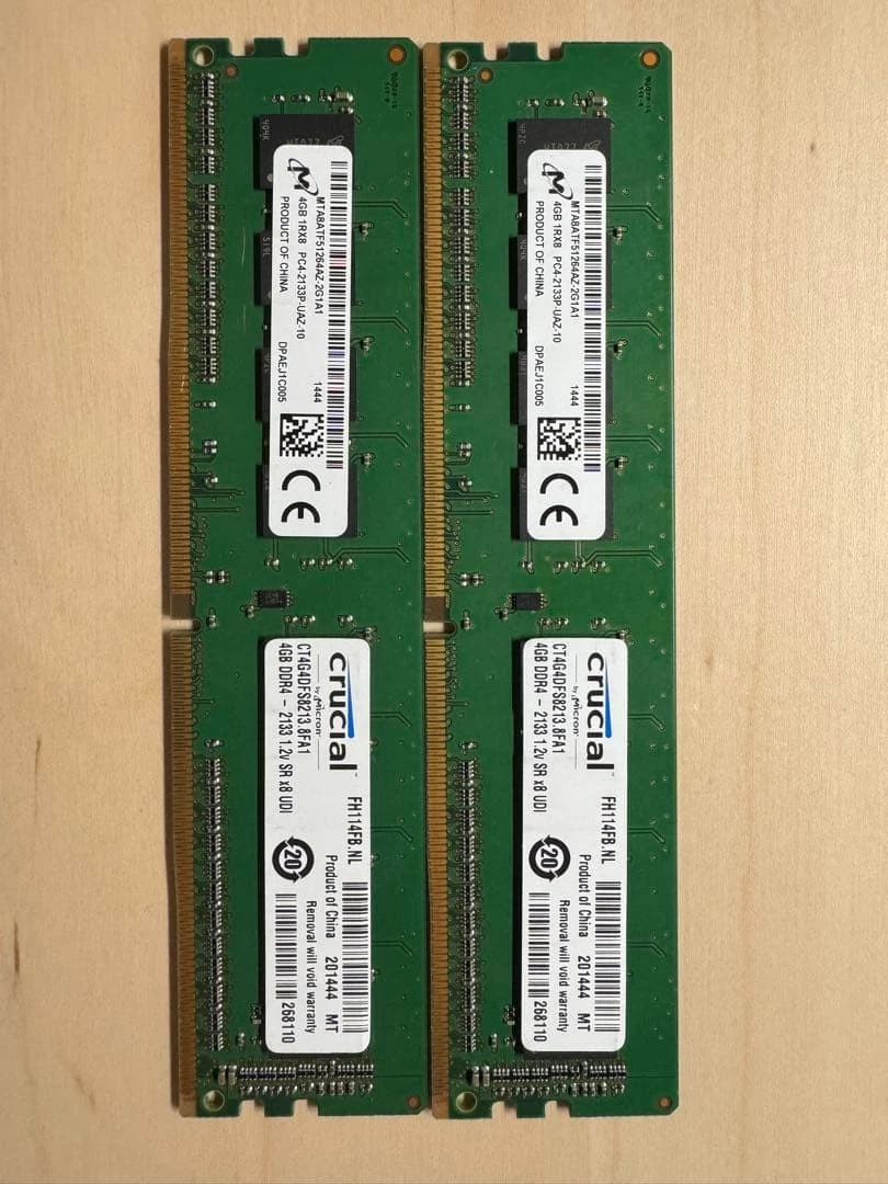 Preços baixos em Crucial PC4-17000 (DDR4-2133) velocidade de