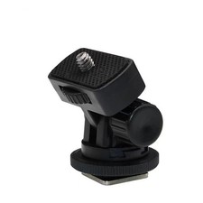 Camera Hot Shoe Adapter Mount, Cold Shoe for Monitor/Light/Phone, Universal Trip