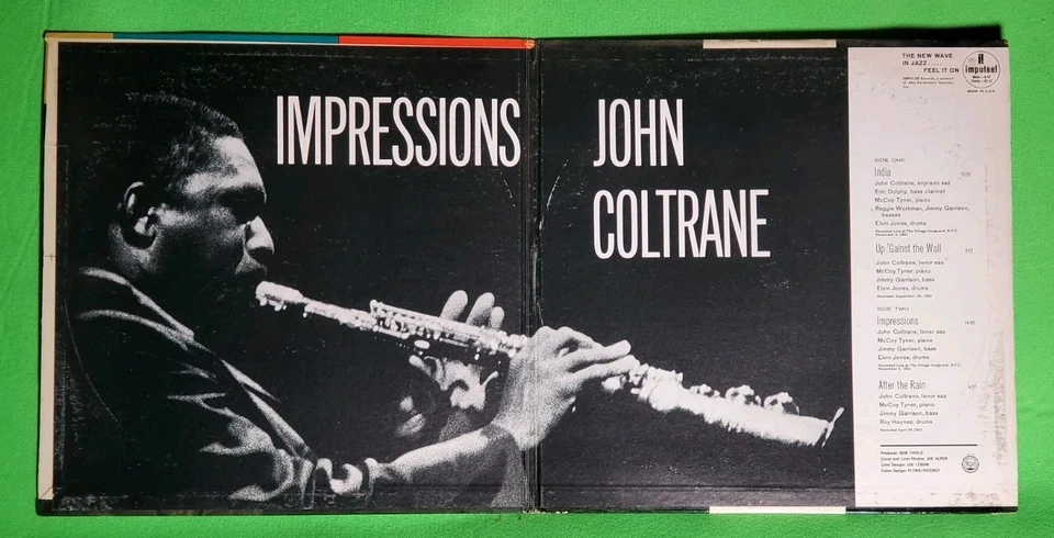 John Coltrane- Impressions  1963 Gatefold LP Mono Impulse! Records Rare EX A-42 - Image 4 of 4