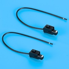 2x Starter Motor Solenoid Connector Pigtail Plug Harness Fit For Toyota New