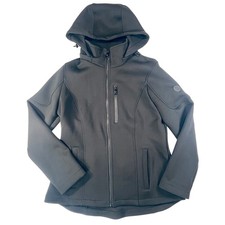 Andrew Marc Softshell Jacket Womens L Black H...