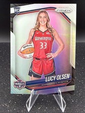2025 Panini Prizm WNBA Silver Prizms #145 LUCY OLSEN Washington Mystics RC
