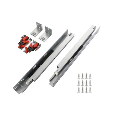 6 Pairs of 21 Inch Undermount Soft Close Drawer Slides Full Extension Conceal...