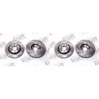 2X Kraft Bremsscheiben 280Mm BelÜFtet Vorne Passend FüR Seat Cordoba Ibiza VW CO