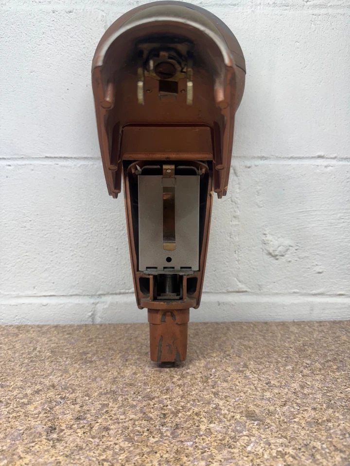 Parquímetro Duncan vintage original naranja quemado sin llave sin probar  Foto 3 de 4