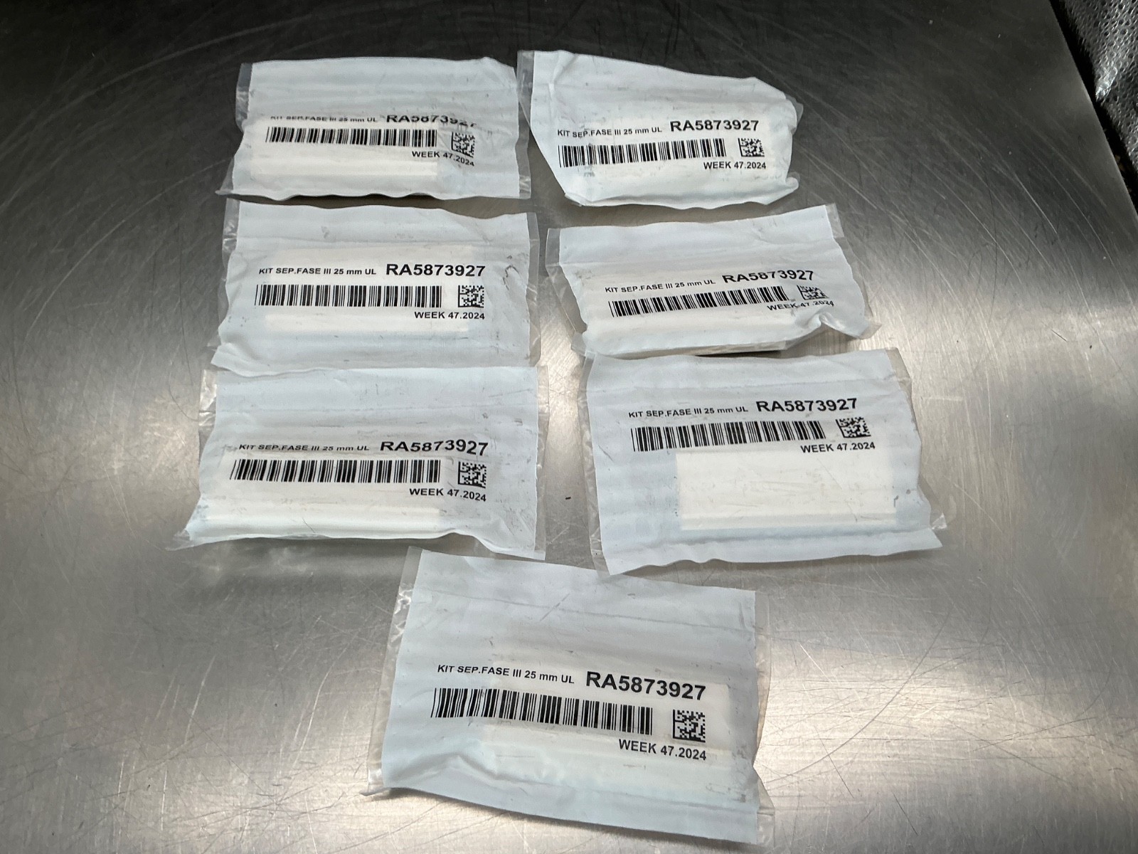 (7) ABB RA5873927 Fuse Separator Fase III 25mm UL Kits