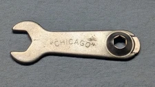 Vintage Roller Skate Wrench Stamped 'Chicago'