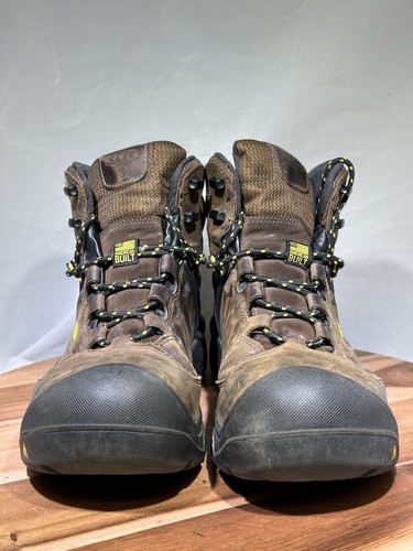 Keen Dover 8" Waterproof Safety Toe Boots, Brown, Men's 11.5 M - Picture 2 of 9