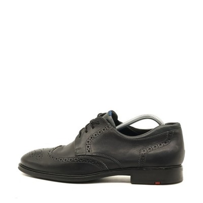 LLOYD Herren X-Motion Schnürschuhe Schwarz Leder Stoßämpfende Sohle Oxford EU 40