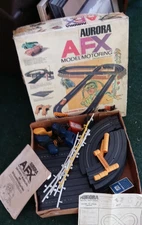 Vintage 1972 AURORA Model Motoring California,   AFX, 2 sets of tracks, etc