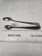Vintage Sugar Tongs, Stainless Nickel Silver