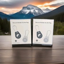 Apple AirTag Waterproof Holder 4 Pack with Keychain for Airtags