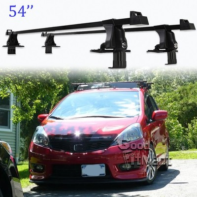 53'' Roof Rack Cross Bar Top Crossbars Carrier w/ Lock For Honda Jazz Fit DX LX