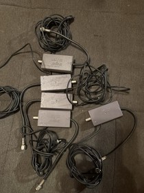 Lot of (5) Official Nintendo NES Super SNES RF Adapter Cables NES-003 AV Cord