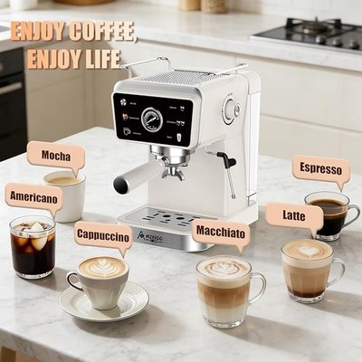 Espresso Coffee Machine 20 Bar 1.5L Tank Frother