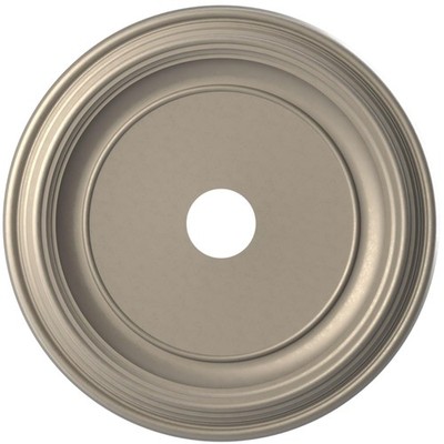 Striking 22''OD Ceiling Medallion in Metallic Silver   Perfect for Canopies