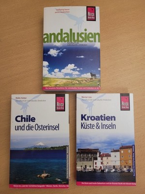 Auswählen; Reise Know how Reiseführer, Andalusien, Chile, Kroatien, Topp!