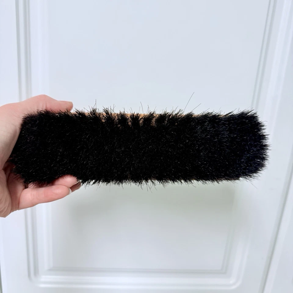ESCOVA VINTAGE IMPÉRIO BRILHO SAPATO Shoeshine Madeira CERDA DIVIDIDA EUA BUFF - Imagem 3 de 4