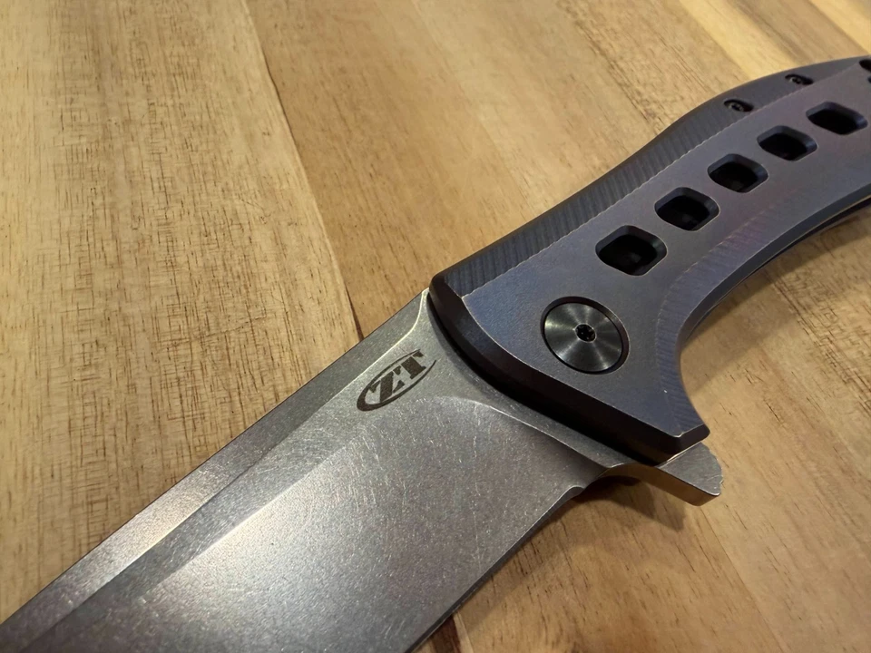 Zero Tolerance ZT 0801TI Knife Titanium Framelock 3.5" S35VN Rexford Design - Image 3 of 4