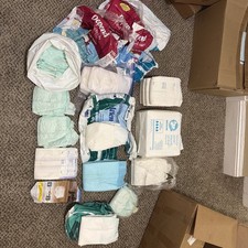 Adult Vintage Diaper Mega Lot Depend, Attends, A And Dry dayz Collector Deal