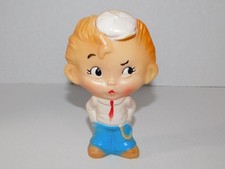 Vintage Boy Squeaker Toy-Unmarked