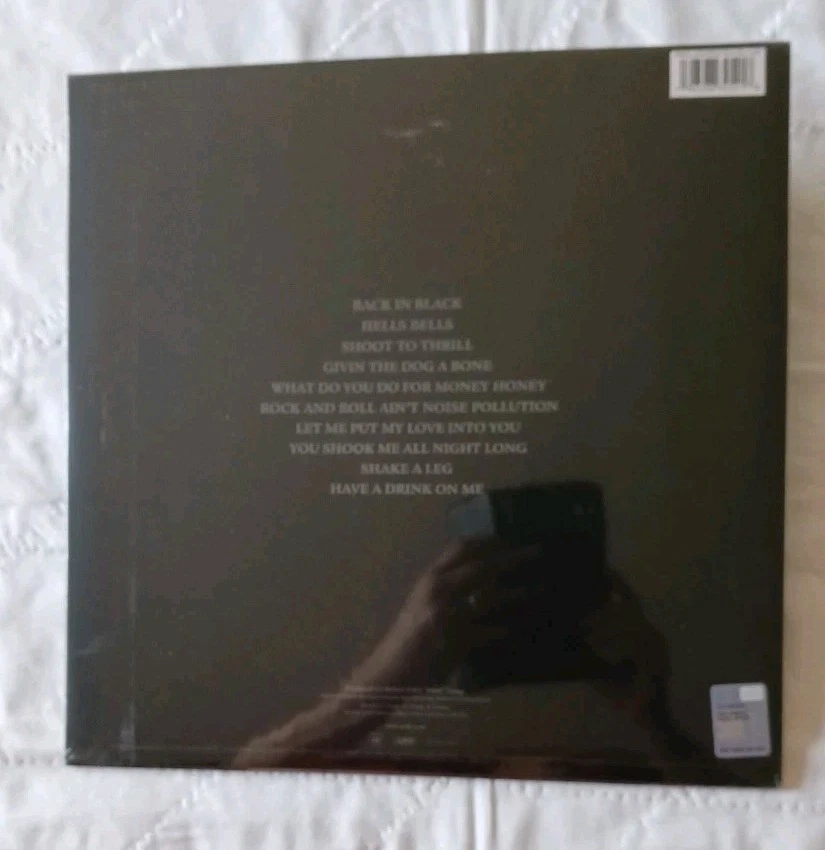 Ac/Dc Back In Black Vinile Lp Colorato Oro Nuovo Sigillato - Immagine 2 di 2