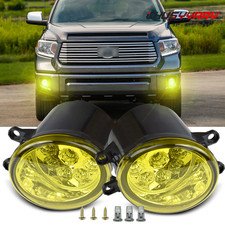 Led Bumper Yellow Fog Lights Lamps Pair Rightleft For Toyota Tundra 2014-2021
