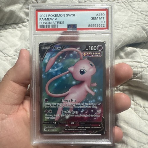 Mew V graded PSA 10 for sale on eBay
