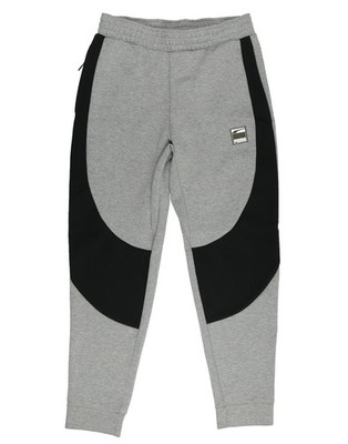 PUMA Dime Colorblocked Basketball Pants sz M Medium Gray Black Regular Fit