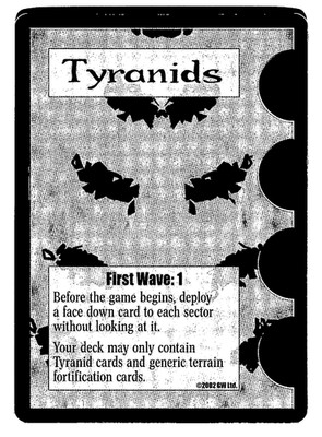 Warhammer 40K Tyranids First Wave 1 2002 Games Workshop Card