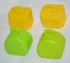 Vintage Fisher Price Little People Green Yellow Luggage Suitcase Lot 996 Airport