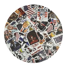 50 PACK President Donald Trump REPUBLICAN MAGA 2-3 PVC Stickers Decals Lot A7