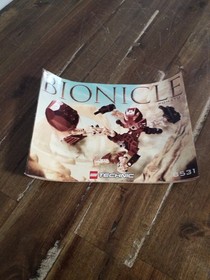 LEGO BIONICLE: Pohatu (8531) 100% Complete w/ Instructions, Canister, & Insert 