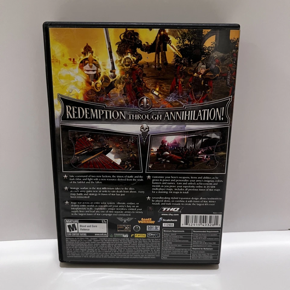 Warhammer 40,000: Dawn of War- Soulstorm PC Game - Image 3 of 4