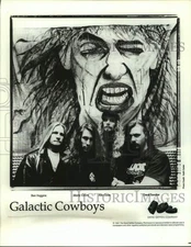 1991 Press Photo Four Members of the band Galactic Cowboys - sap12598