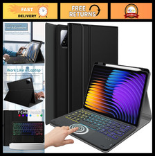 Backlit Wireless Keyboard Case for 11.2" Xiaomi Mi Pad 7/Pro - Slim Stand, 3-Zon