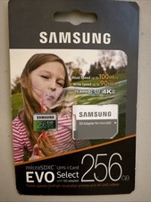 Samsung EVO Select 256GB Class 10 MicroSDXC Memory Card - MB-ME256HA/AM 