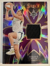 2024 Panini Select WNBA Kelsey Plum Sparks Jersey Patch Purple Prizm #/49