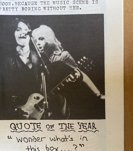 Bump & Grind #37 UK Punk Fanzine Runaways, Joan Jett, Blondie, Iggy Pop, MINT - Picture 5 of 8