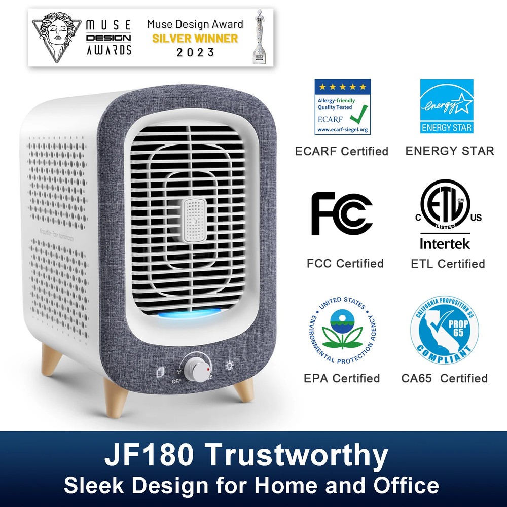 Home Air Purifier for Bedroom up to 780sq ft with HEPA & Activated Carbon Filter