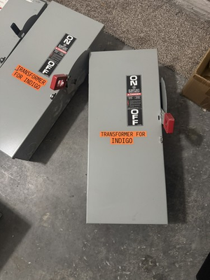 #ad GE TH3363 100Amp 600VAC HD Fusible Safety Switch $150.00