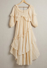 NWT Spell & The Gypsy / Free People Clementine Smocked Tiered Mermaid Dress XS