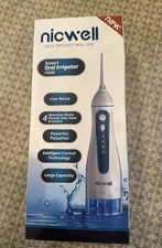 Nicwell Water Dental Flosser Teeth Pick Dental Oral Irrigator Portable Open Box 