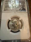 1955 d washington quarter NGC MS64