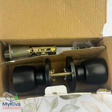 Hosom Entry Door Knob Lock Set Matte Black Keyed Entry Door Handle With Keys