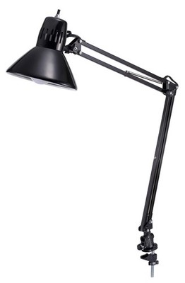 Bostitch Office VLF100 LED Swing Arm Desk Lamp with Clamp Mount, 36 Reach, In...