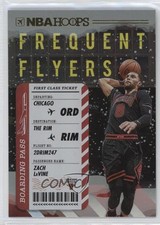 2020-21 Panini NBA Hoops Frequent Flyers Winter Zach LaVine #12 0ym4