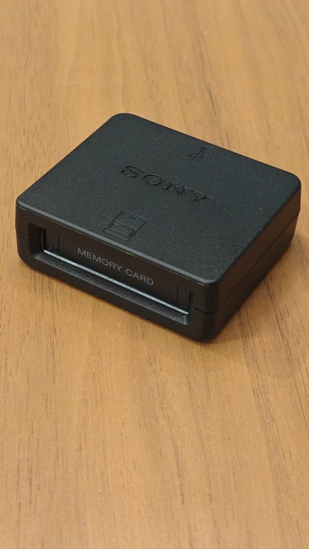 SONY PlayStation PS2 and PS3 Data Transfer Memory Card Adapter Black CECHZM1